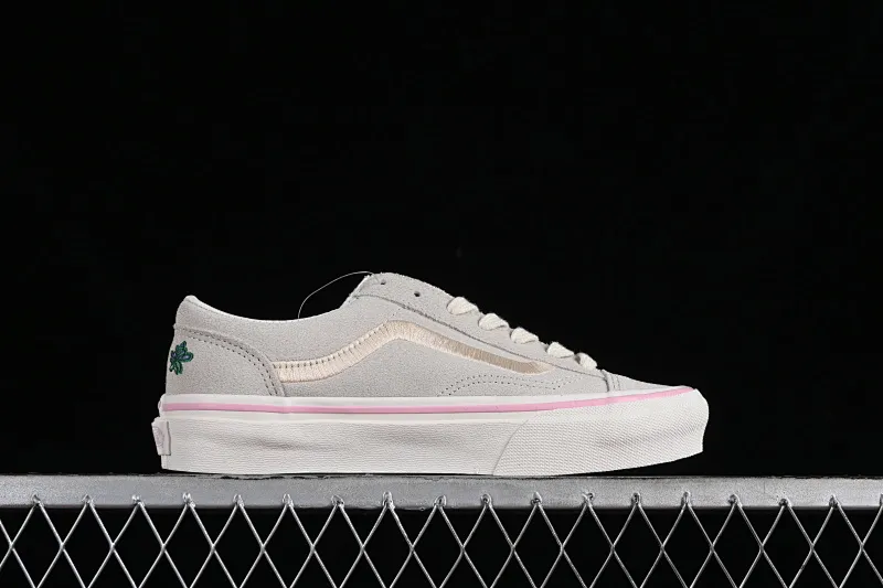 All categories Vans Vans series Vans Low Vans low-top Vans Style 36 Vans high-end branch line off-white embroidered low-top casual skateboard shoes VN000CRPGRN
